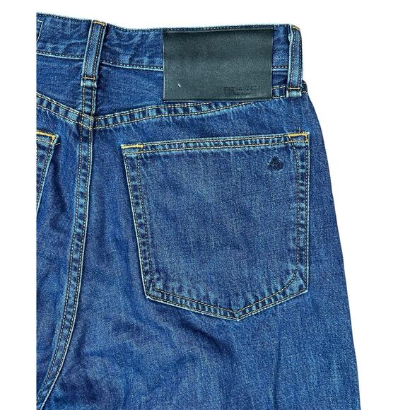 Rag & Bone Ruth Super High Waist Crop Wide Leg Jeans In Blue Cote Dazu Size 26 - Picture 6 of 10